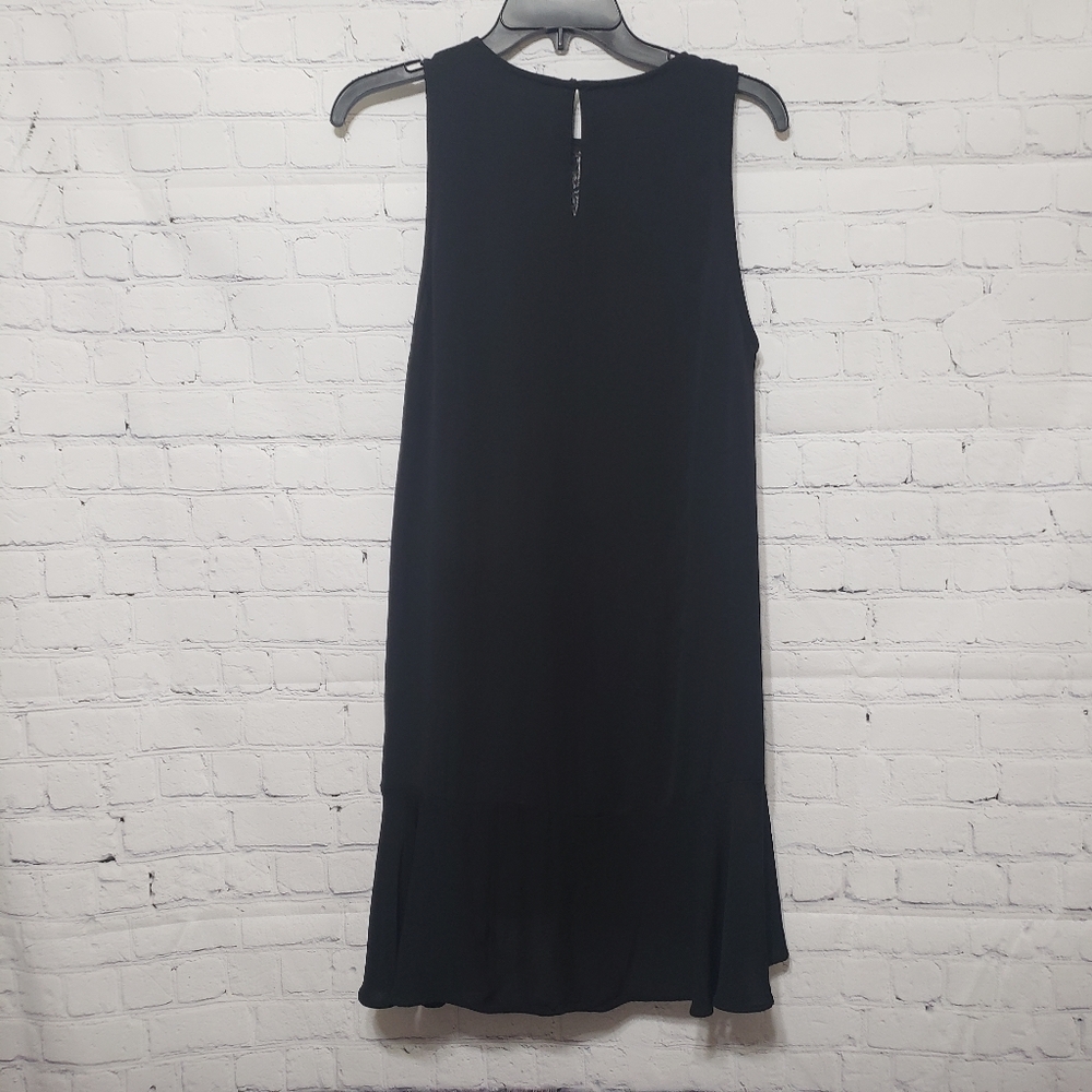 Zara Trafaluc Sz Medium Black & Lace Sheath Dress - Picture 9 of 12